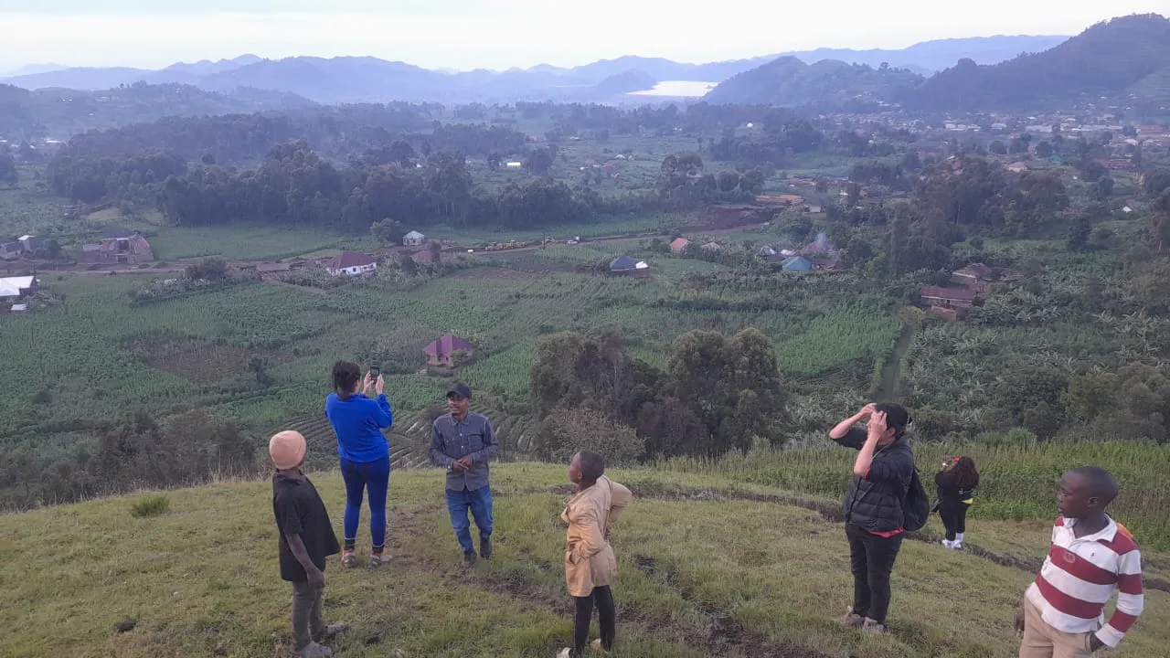 Trekkers preparing